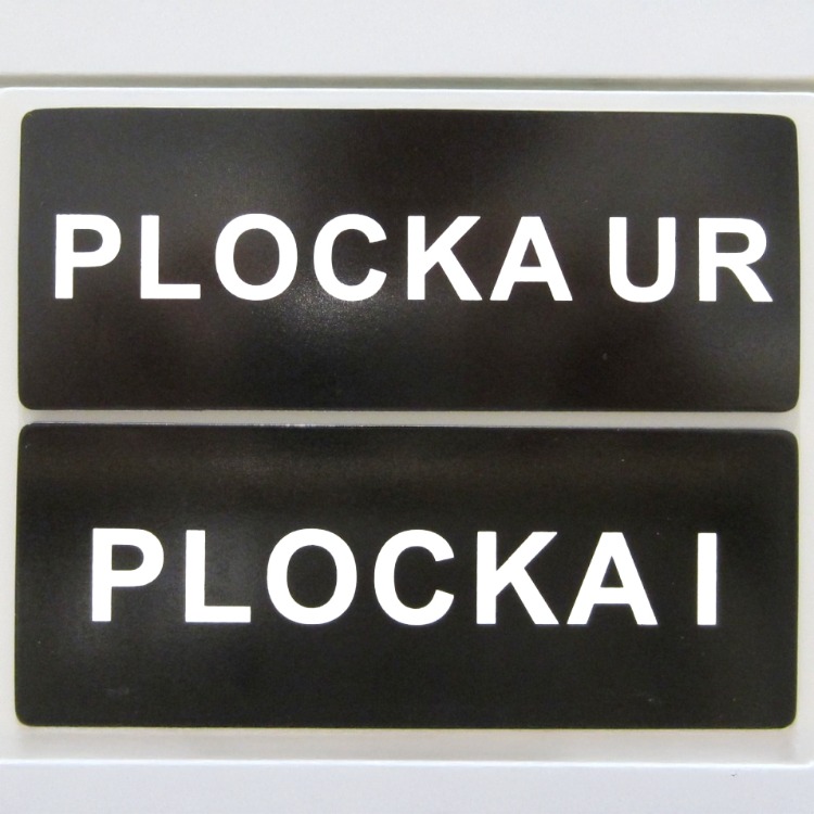 Diskmagnet, Sort. Tag ind/Tag ud