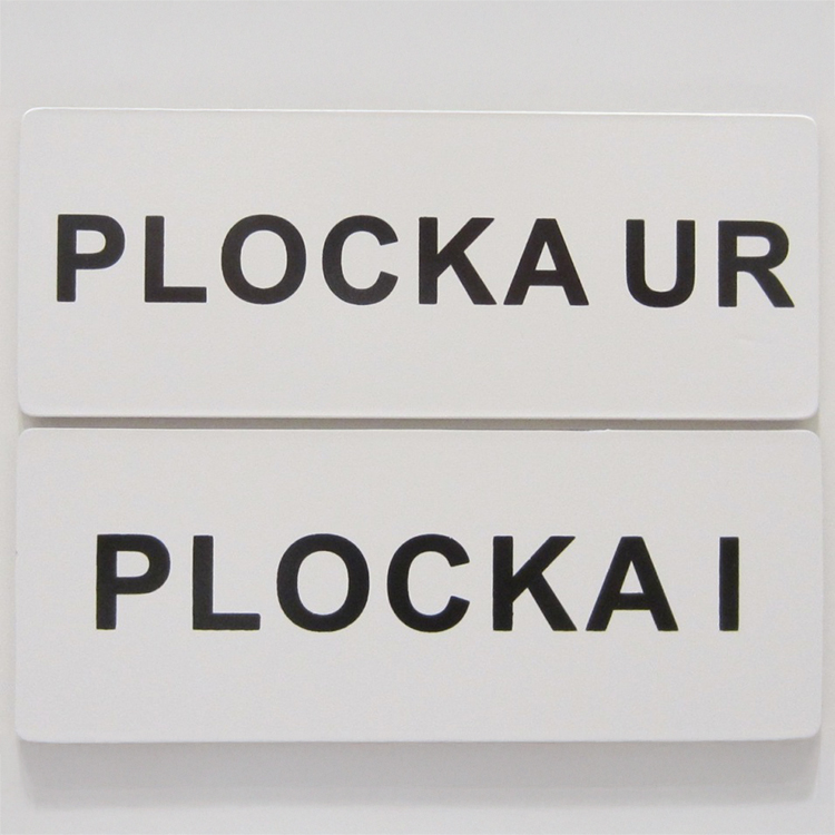 Diskmagnet, Hvid. Plocka i/Plocka ur