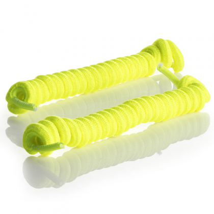 Snørebånd der binder sig selv, Gul