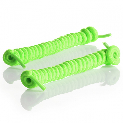 Snørebånd der binder sig selv, Limegrøn