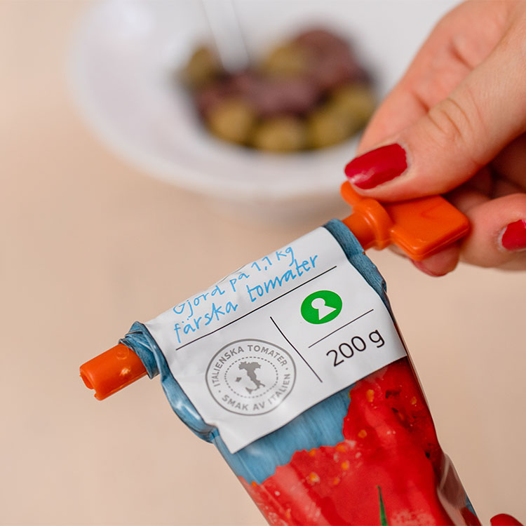 Tubeklemme, 2-pak, Orange