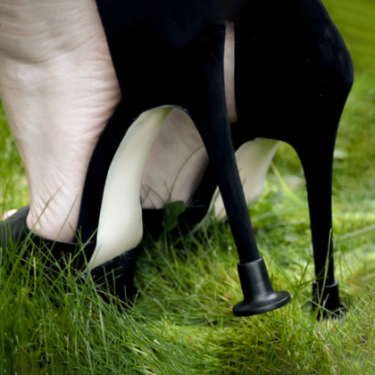 Hælbeskytter, Medium Sort