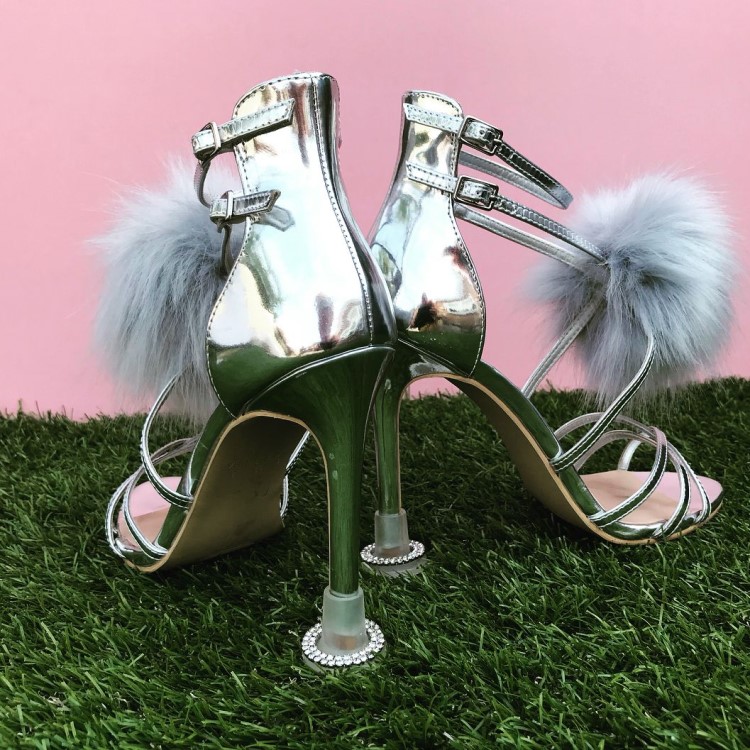 Hælbeskytter, Medium Rhinsten