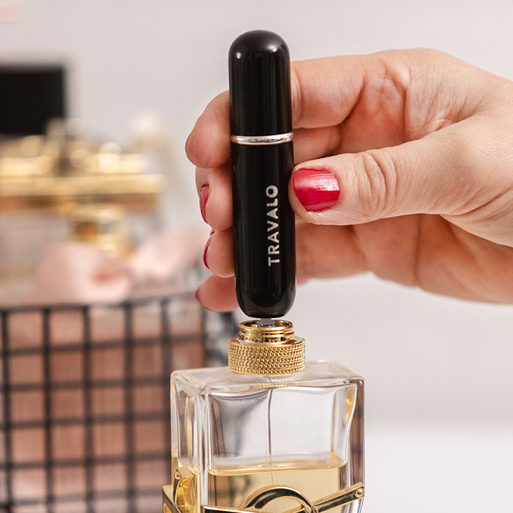 Travalo Classic Refillable Perfume Spray Black 5ml