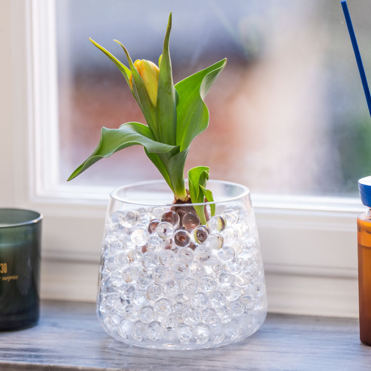 Glasperler, Gennemsigtige