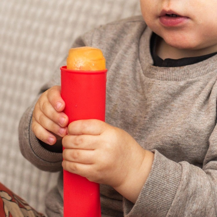 Form til skub-op is 2-pak, Rød