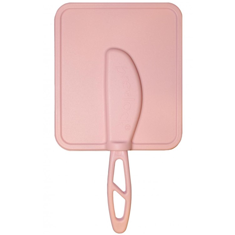 Brelock, låg med smørkniv, 600 g Lyserød