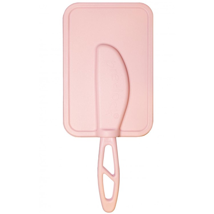 Brelock, låg med smørkniv, 300 g Lyserød