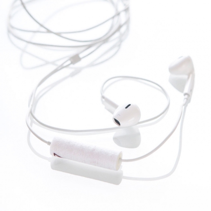 Vindbeskyttelse til mobilheadset, Hvid