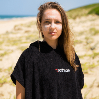 Omklædningsponcho, Large Sort