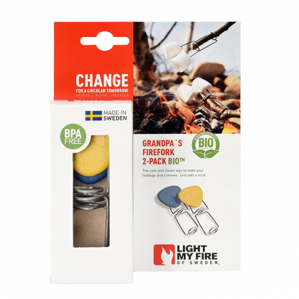 Light My Fire Gr.p Firefork Bio 2-pack (Gul (MUSTY YELLOW/HAZY BLUE))