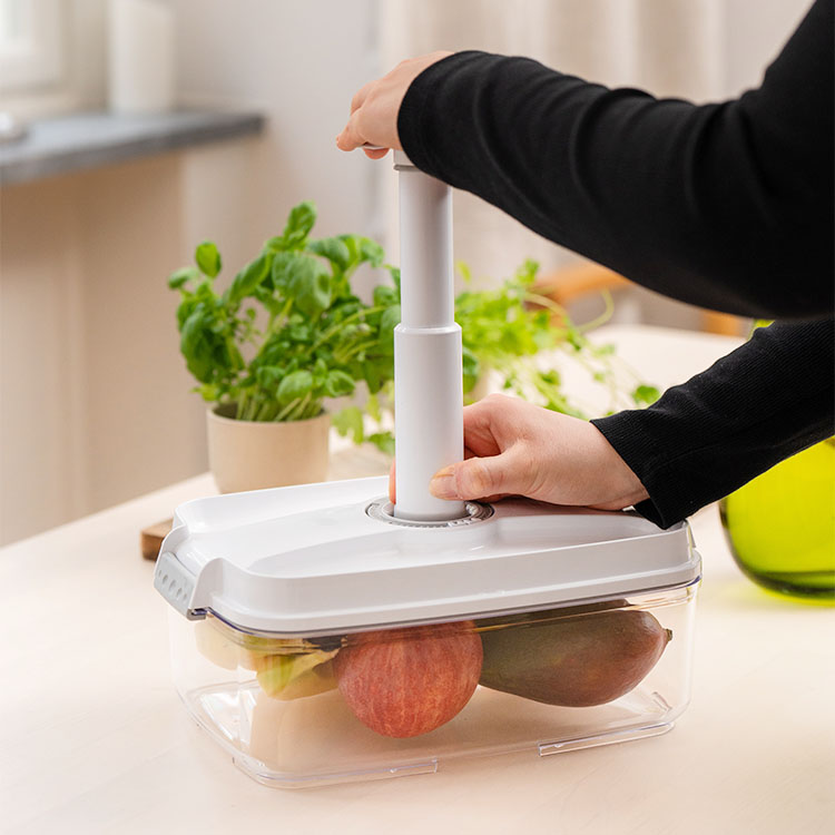 Vakuumkasse, 3 liter Hvid