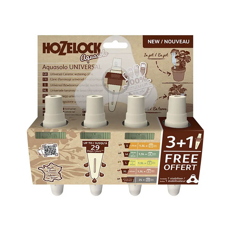 Keramisk selvvandning, 4-pak, 20 cl Grøn