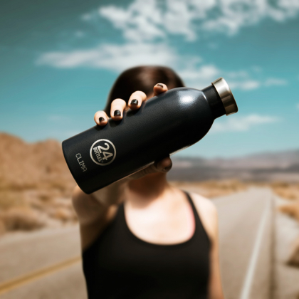 Termoflaske i rustfrit stål 500 ml, Sort billede