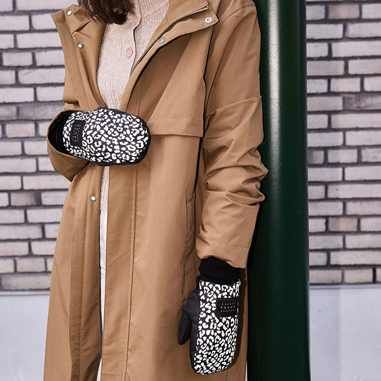 Vanter med refleks, M/L Leopard