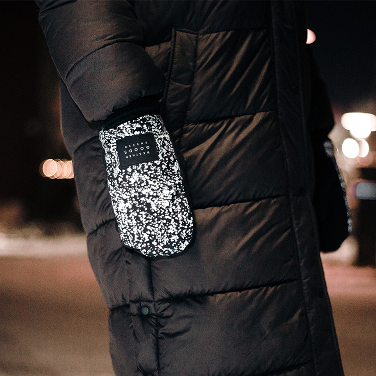 Vanter med refleks, M/L Dråber