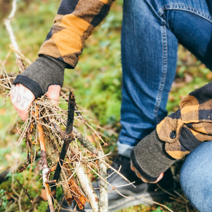 Funq Wear Håndledsvarmere, S, Svartgrå