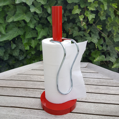 Papirholder til køkkenrulle, Sølv