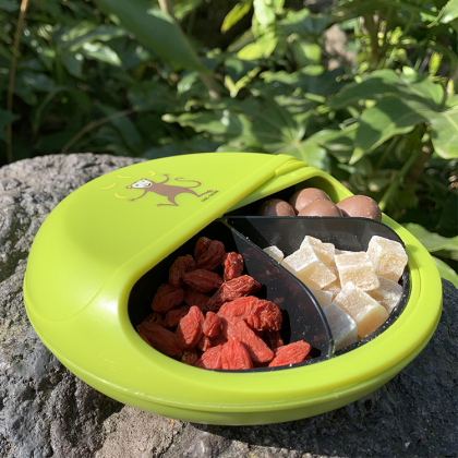 Beholder til mellemmåltid, lille grøn billede