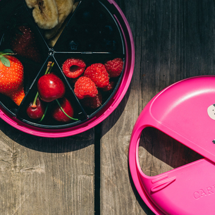 Beholder til mellemmåltid, lille Lyserød