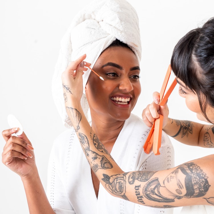 LastSwab Beauty genanvendelig vatpind, Orange