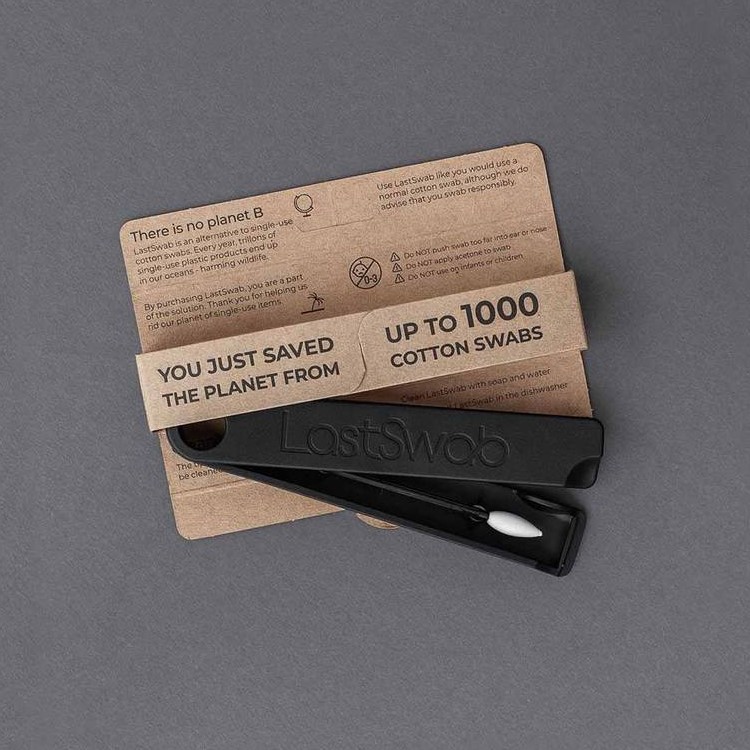 LastSwab Beauty genanvendelig vatpind, Sort