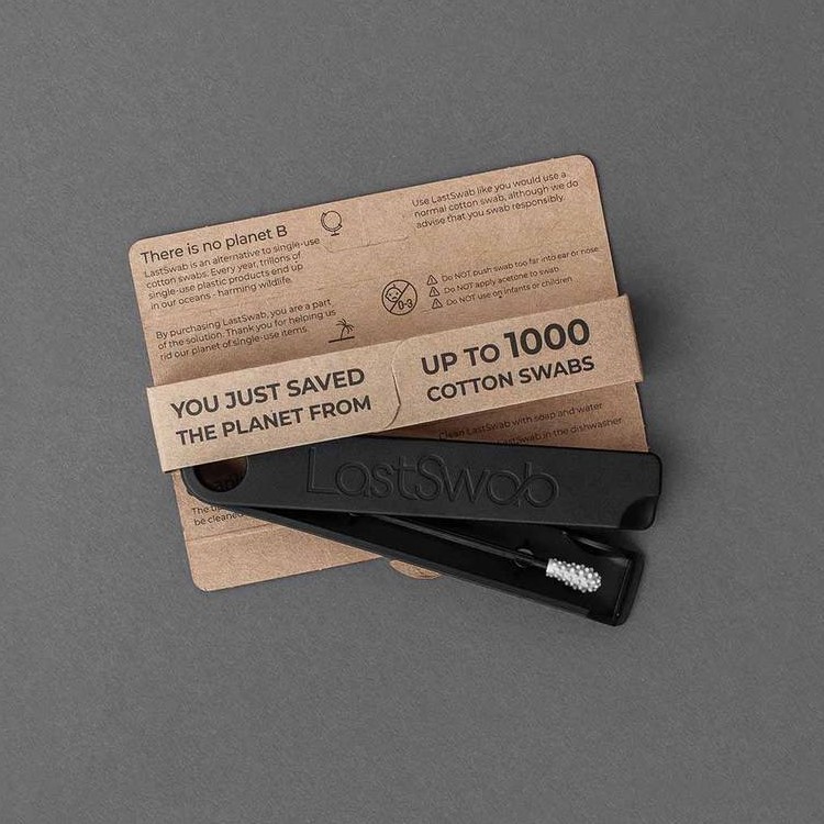 LastSwab Basic genanvendelig vatpind, Sort