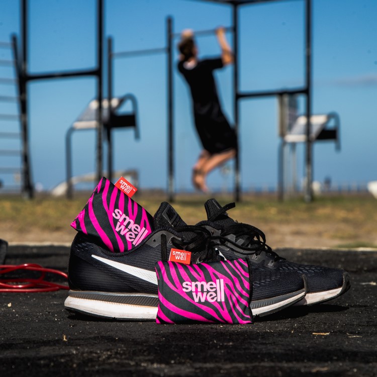 Duftposer til sko, SmellWell  Active Pink Zebra
