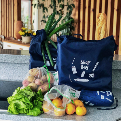 Shoppingsæt, Blå
