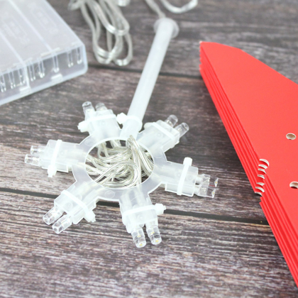 Batteridriven belysning till julestjernen