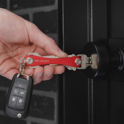 Nøglering KeySmart Original, Rød