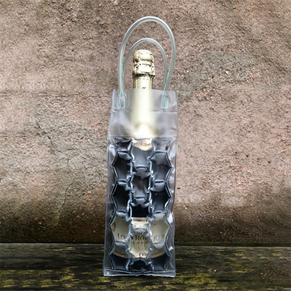 Flaskekøler med håndtag, Transparent