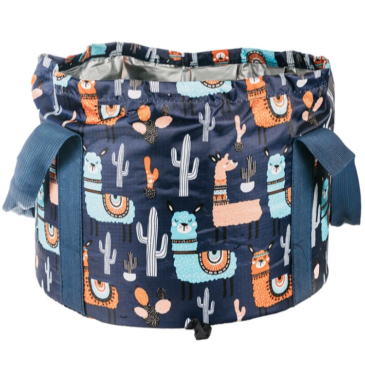 Sammenfoldelig fodbad, Blå Lama billede