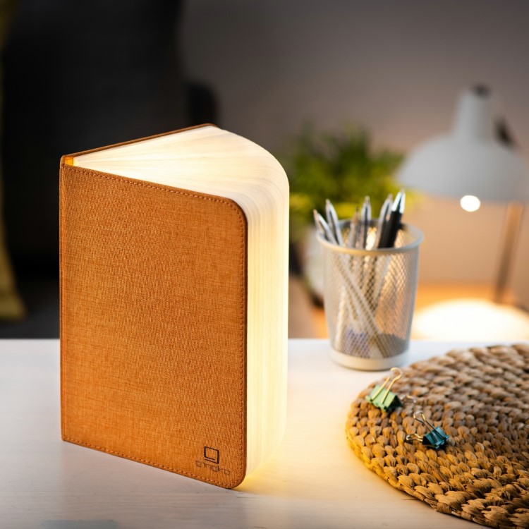 Bogformet lampe, Large Orange