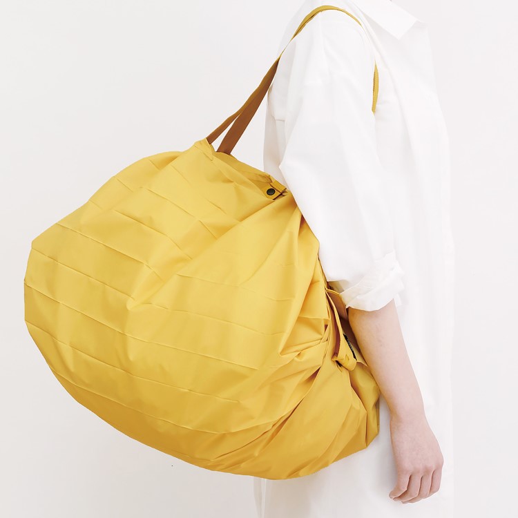 Indkøbspose 40 liter Shupatto, Gul billede