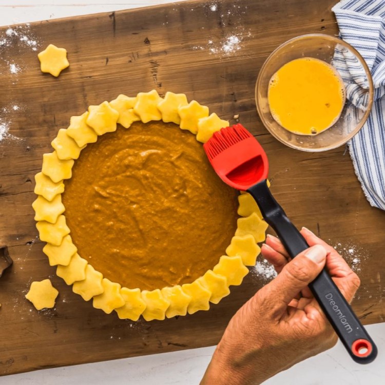 Bagepensel med ske, Rød billede