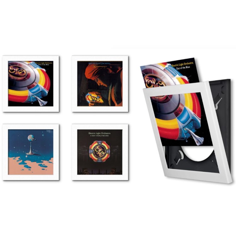 Ramme til LP'er, Hvid 4-pak