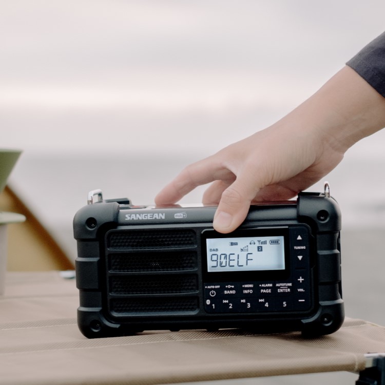 Overlevelsesradio DAB+/FM Pro, Sort billede