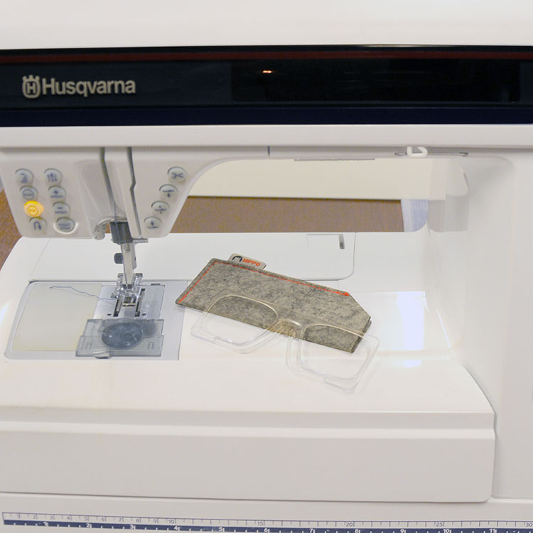 Forstørrelsesglas med filtetui