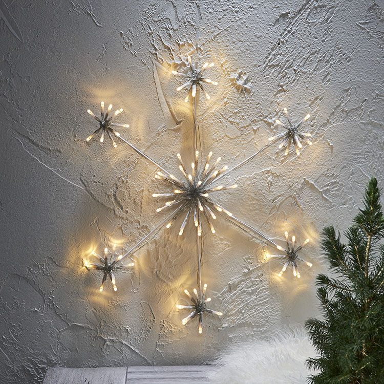 Snefnug med belysning, 50 cm