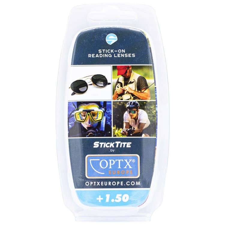 Læselinser til briller, Sticktite +1.5