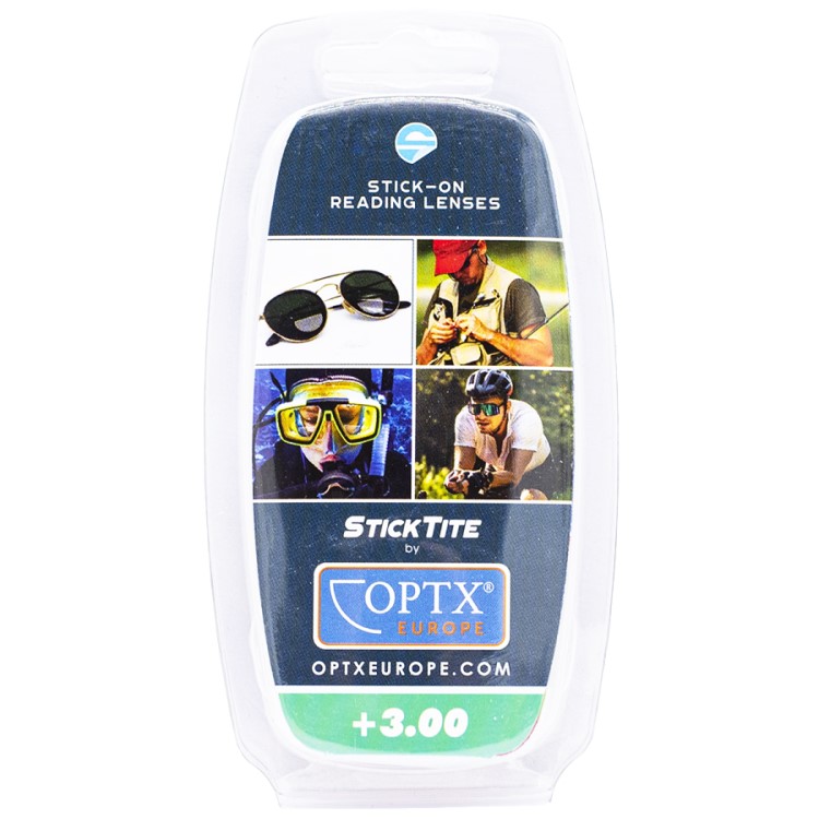 Læselinser til briller, Sticktite +3.0