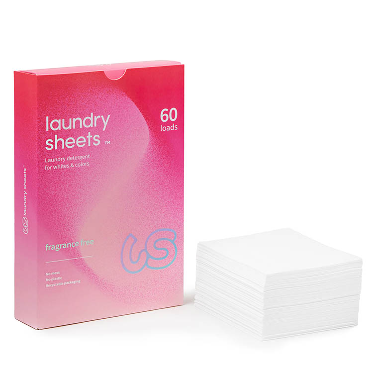 Vaskemiddel ark Laundry Sheets, 60-pakke uparfumeret billede