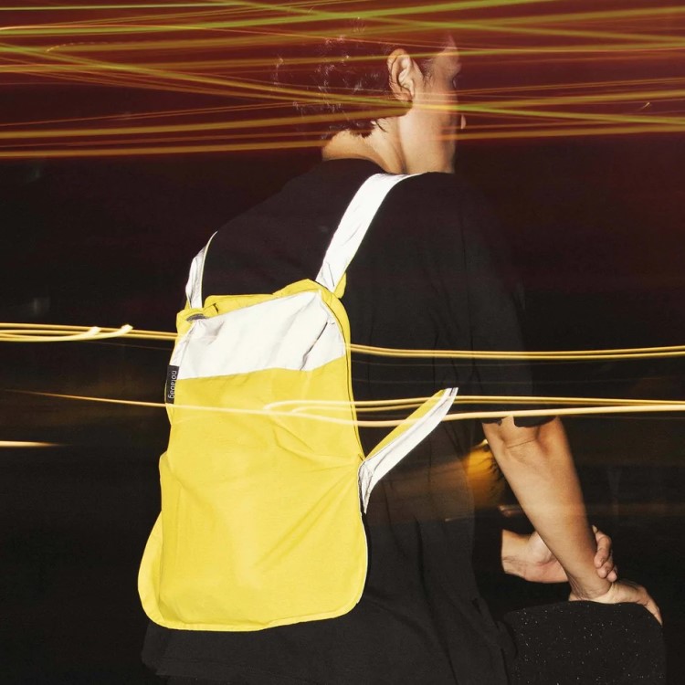 Indkøbstaske og rygsæk Notabag, Mini Gul