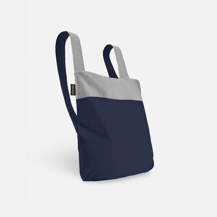 Indkøbstaske og rygsæk Notabag, Original Mørkeblå