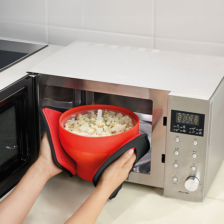 Popcorn maker til mikroovn, Rød billede