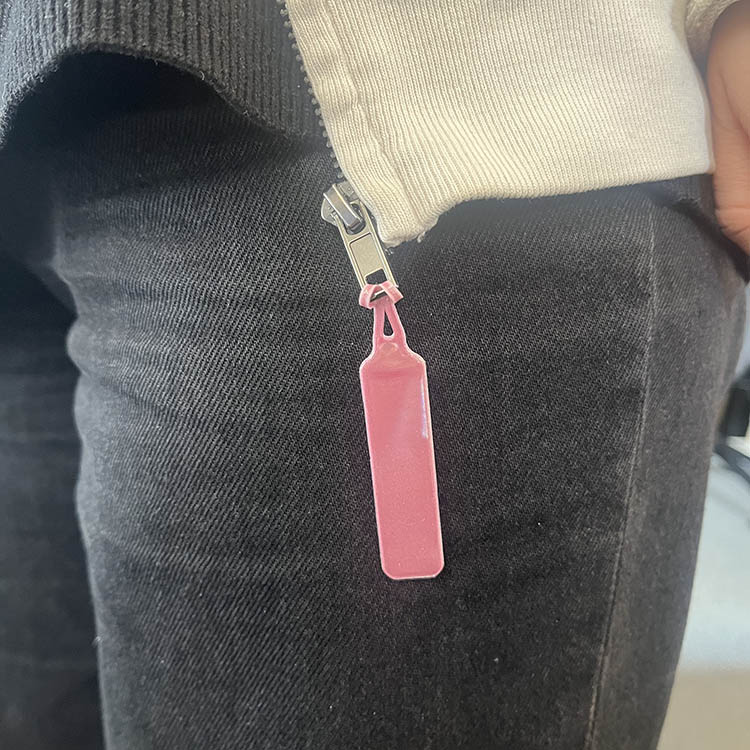 Refleks til lynlås 4-pak, Rosa