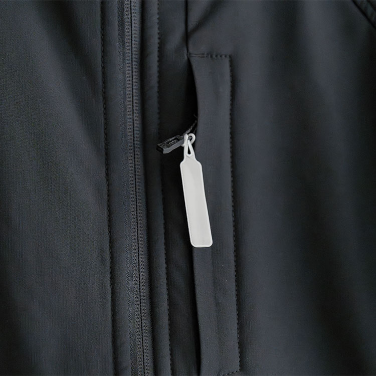 Refleks til lynlås 4-pak, Hvid