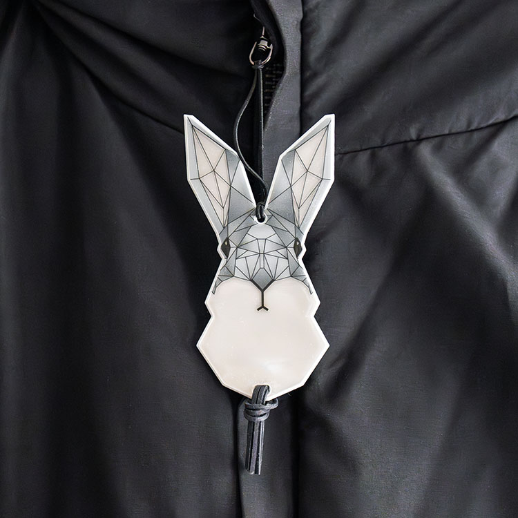 Reflekstilbehør med dyremotiver, Hare