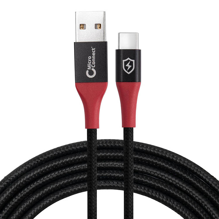 Datablokeringskabel til telefonen, USB-A til USB-C billede